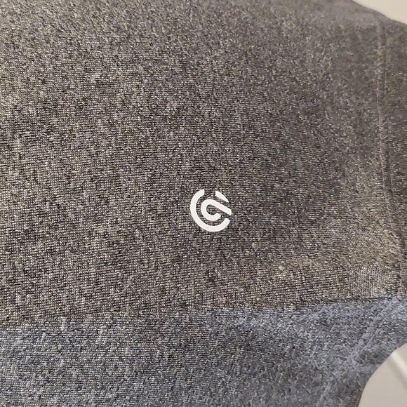 Workout Top gray black mesh see thru - Picture 6 of 6